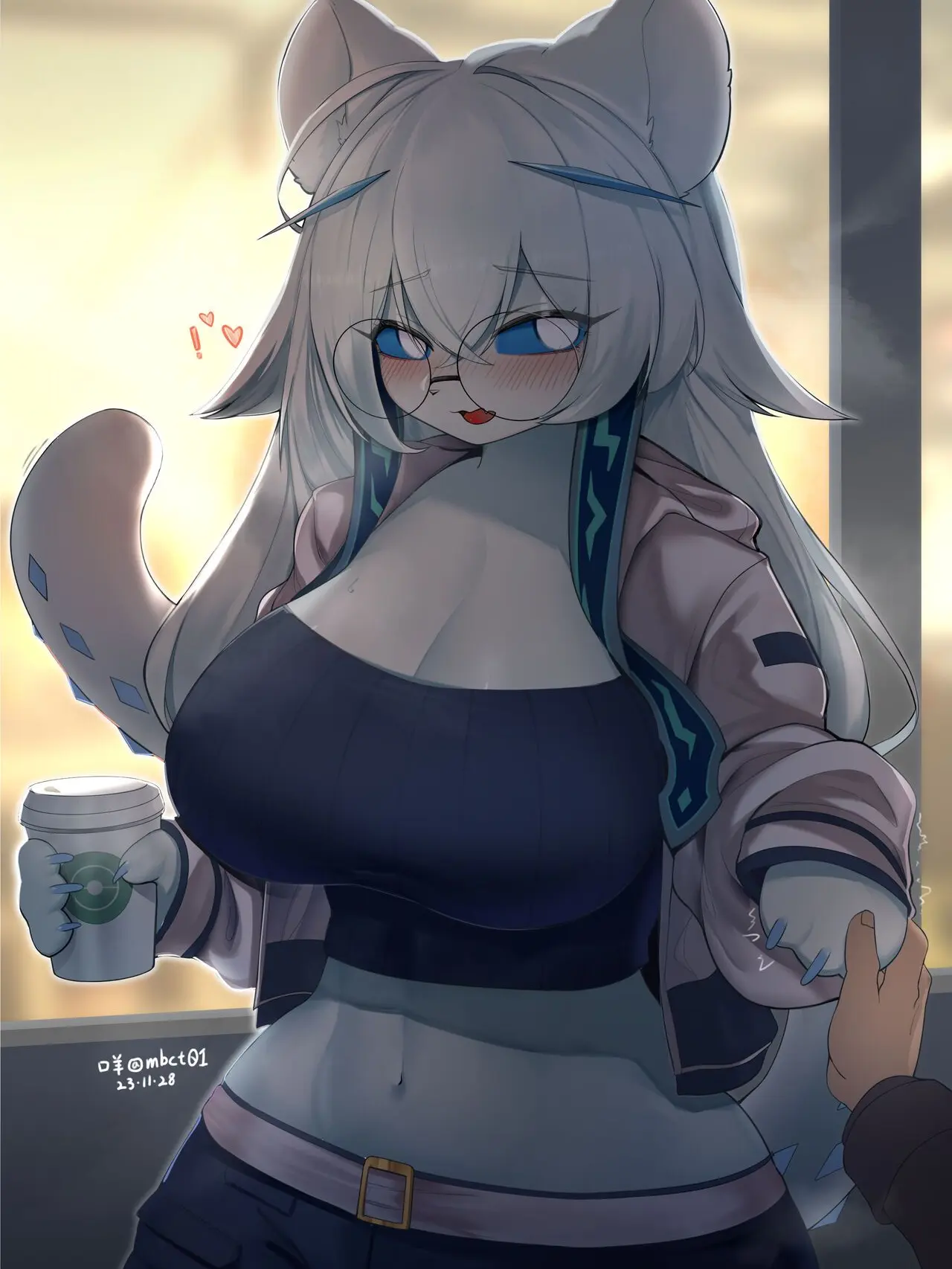 GaudyPearl5028의 Nerdy furry girlfriend