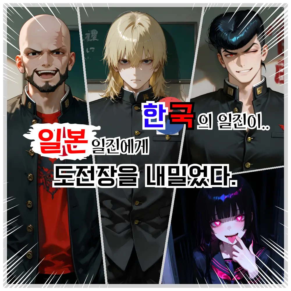 coffeeforyou의 일본 일진에게 도전장을 내밀었다