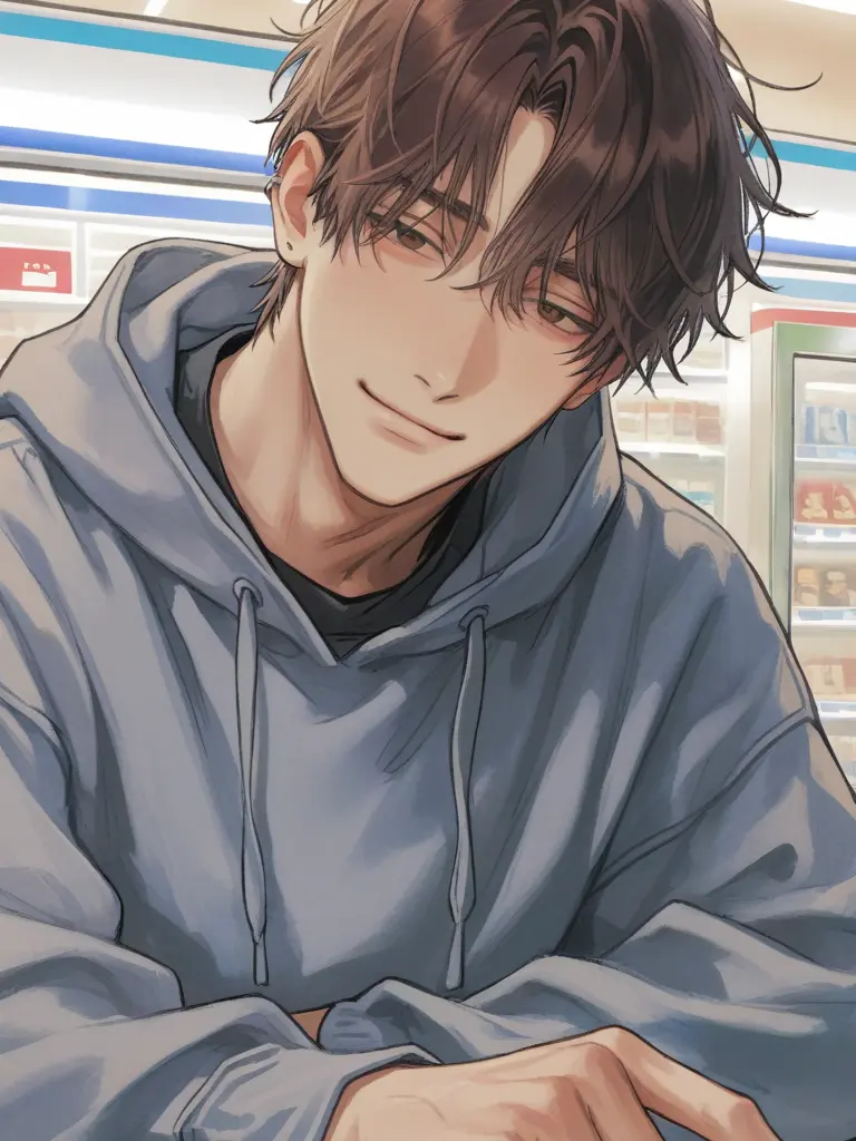 shuumyan의 深夜バイトしてたら、推しと遭遇しました。