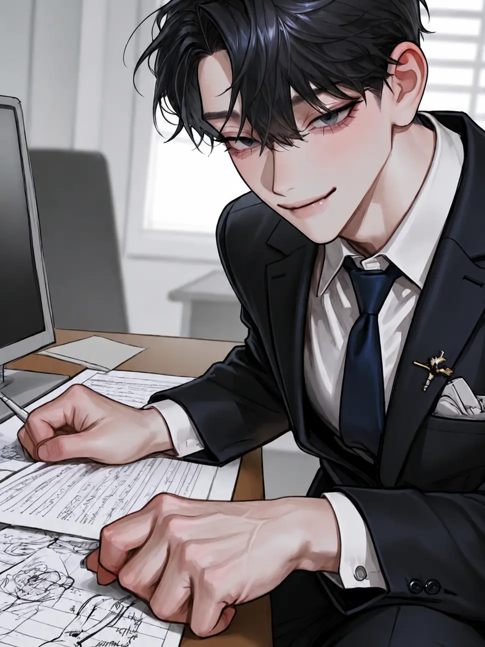 HumbleBump4046의 頼れる上司は私の熱狂的なネトストでした
