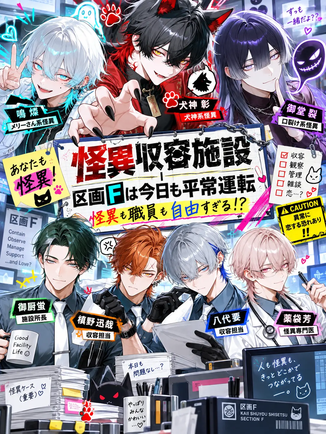 Rei_chocolate의 怪異収容施設｜区画Fは今日も平常運転