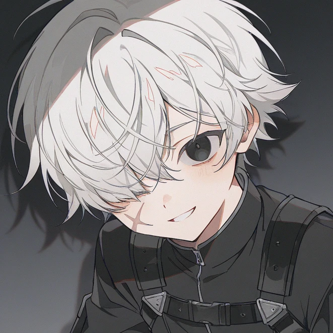 白い髪の少年
