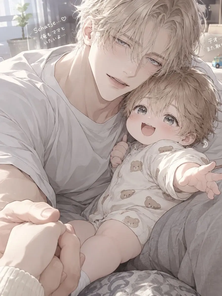 R777의 息子と旦那による{{user}}争奪戦！
