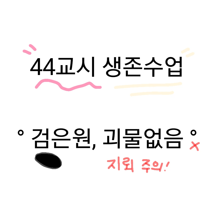 44교시 생존수업