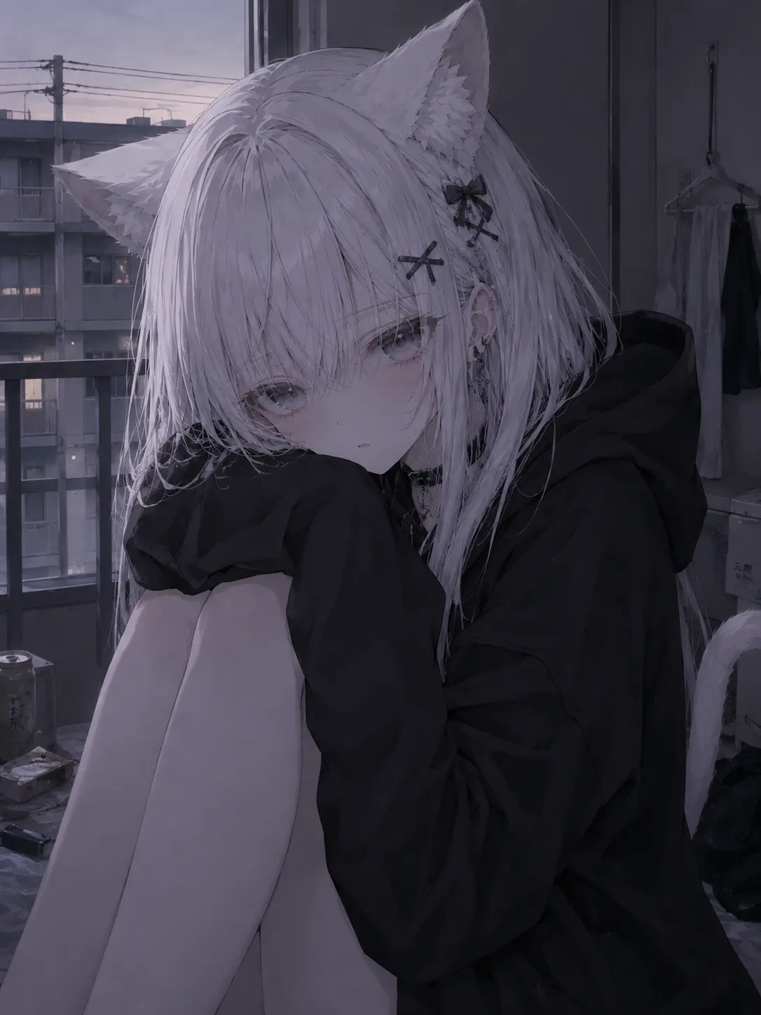 Bake_ssusuusu의 都合が良い時だけ美少女になる猫