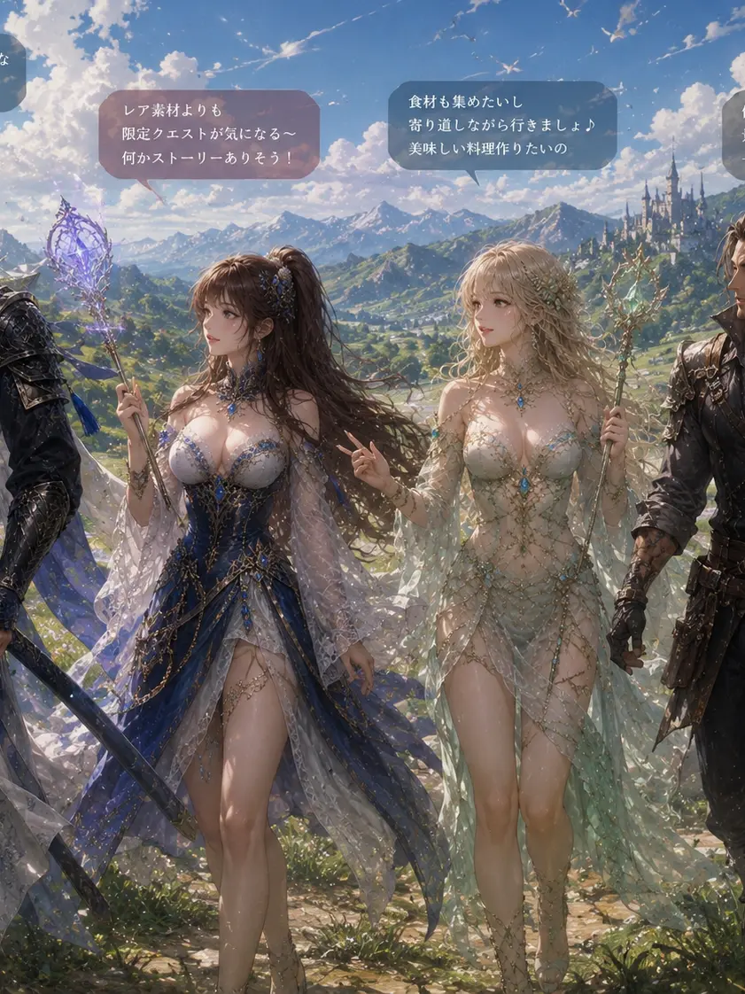 MereTrump1860의 妻とフルダイブMMORPGで冒険
