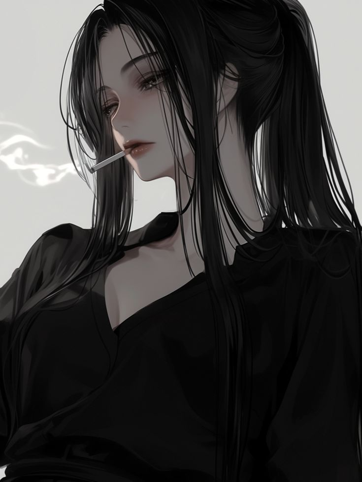 너무 시크한 여자 대표 이미지