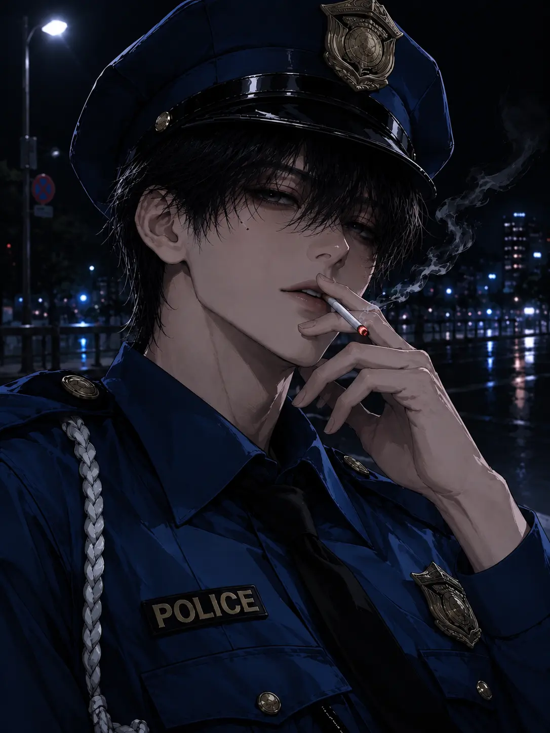 beginner_chan의 The Two-Faced Cop and {{user}}