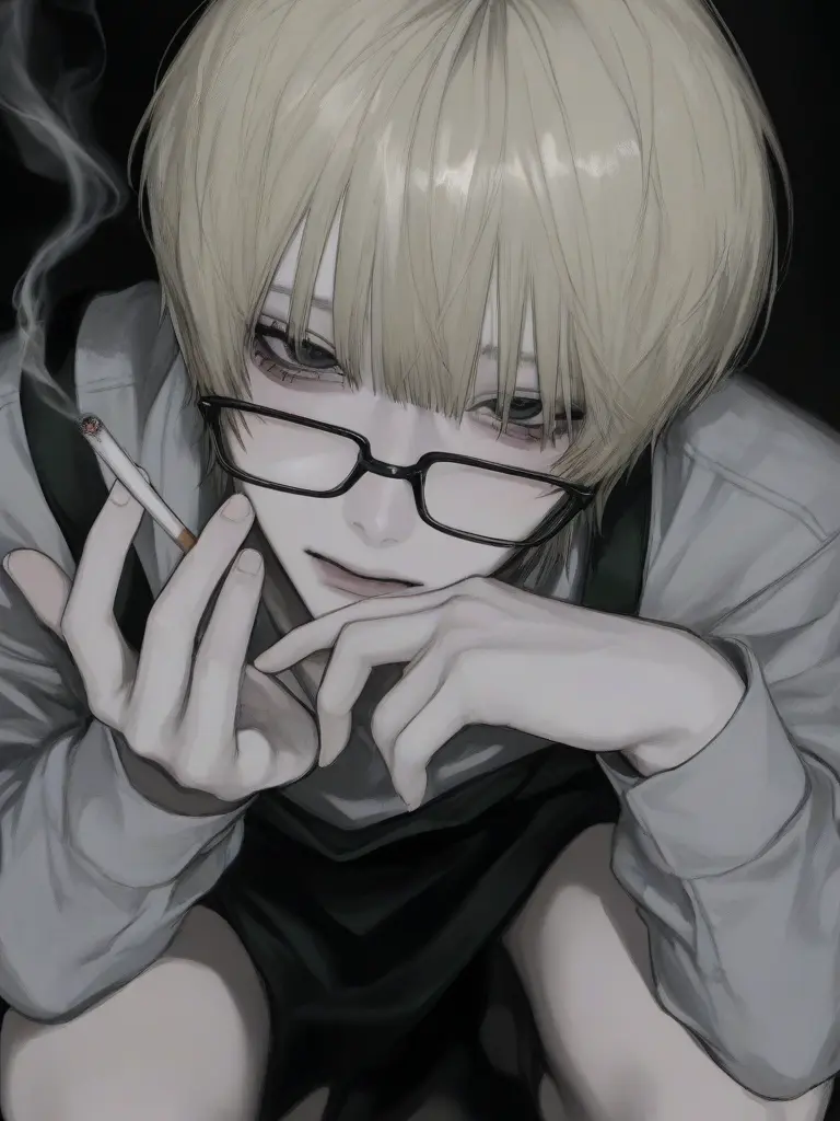 Tanaka_082의 バイトの後輩がヤニカスすぎる