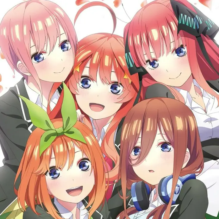 recommendanime의 다섯쌍둥이인 그녀들