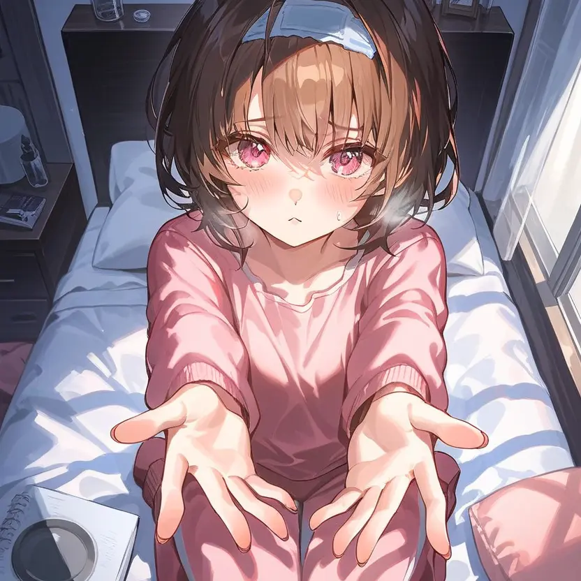 MyMai.의 風邪を引いた甘えん坊な幼なじみ。