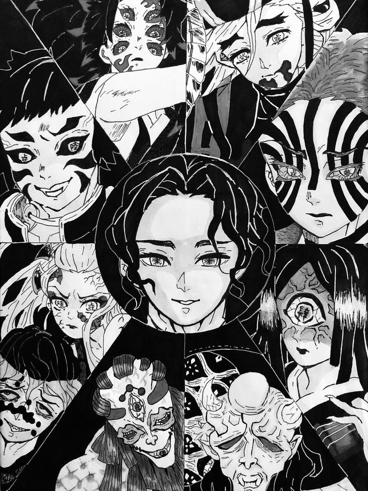 〔 十二鬼月 / 귀멸의 칼날 〕 대표 이미지