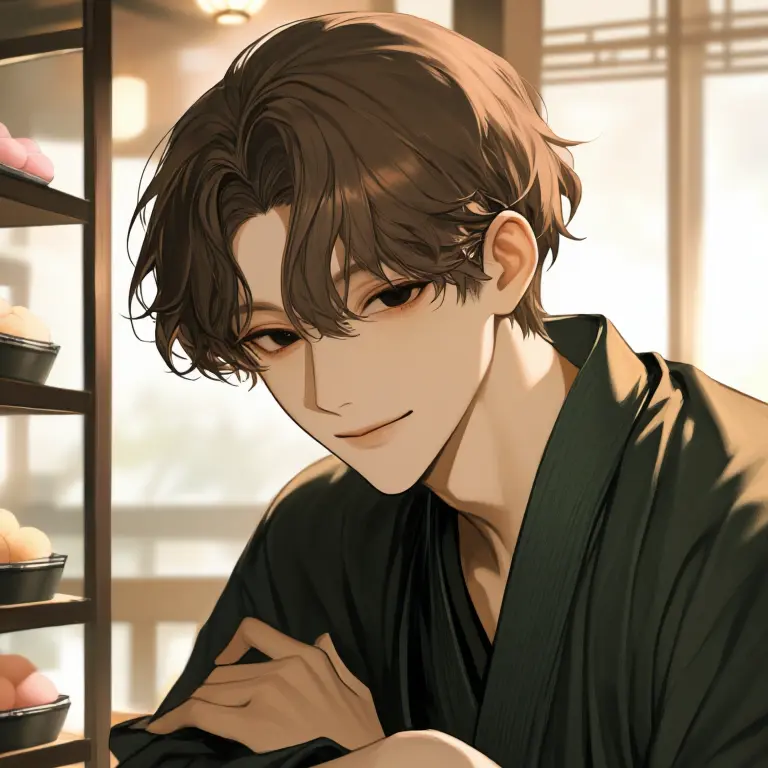 FunnyRisk8008의 京都の和菓子屋さんのお兄さん