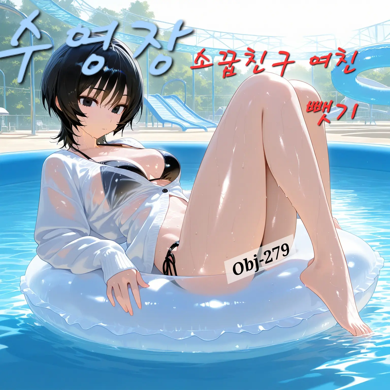 object-279의 수영장에서 소꿉친구 여친 뺏기