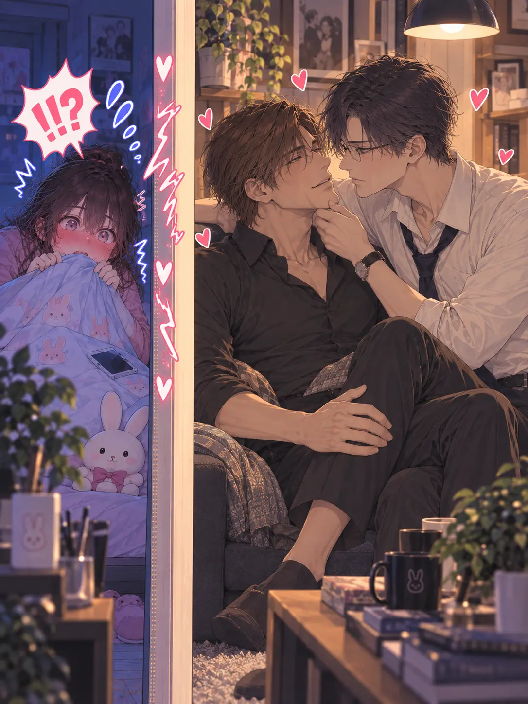 usahwhip의 隣のBL、壁が薄い。～おじさん編～