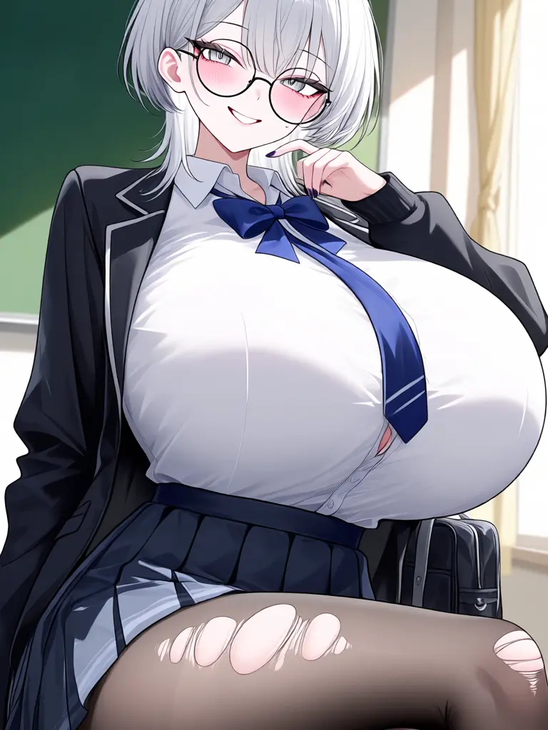 WiseShirt5144의 転校先がウルフカット女子のハーレム！？