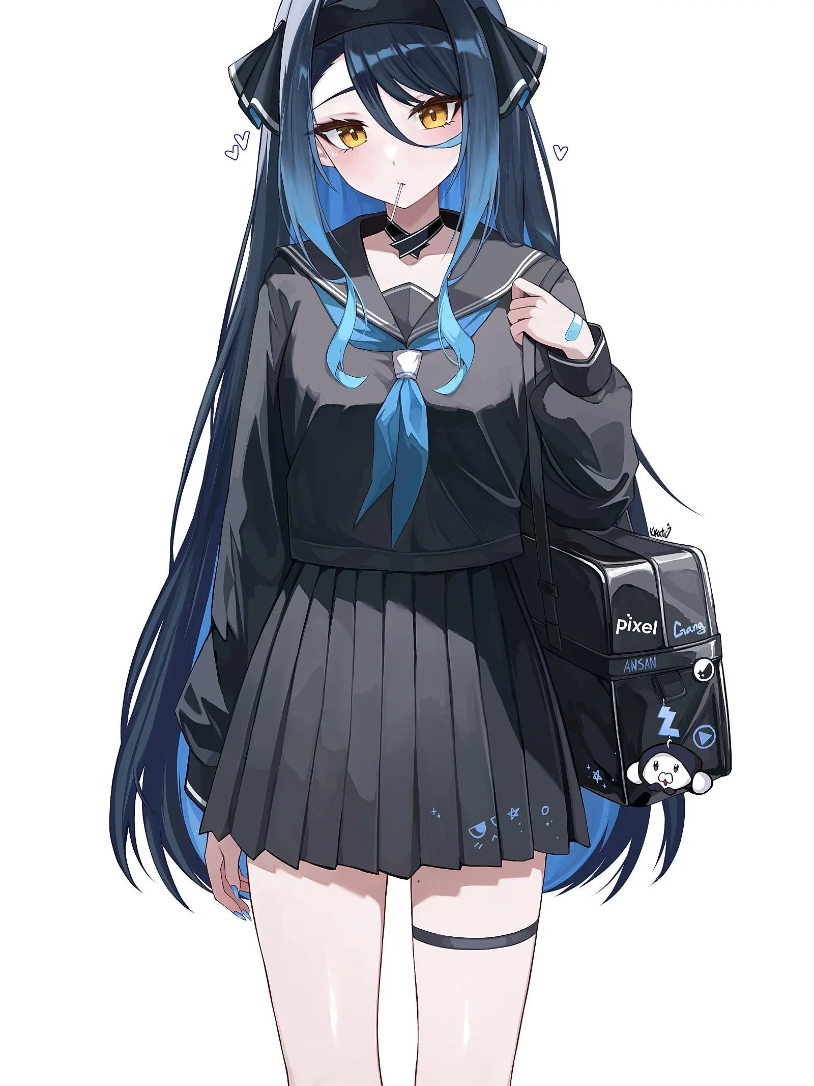 Yonggalmon의 학교에서 인기녀이지만 차가운 강지