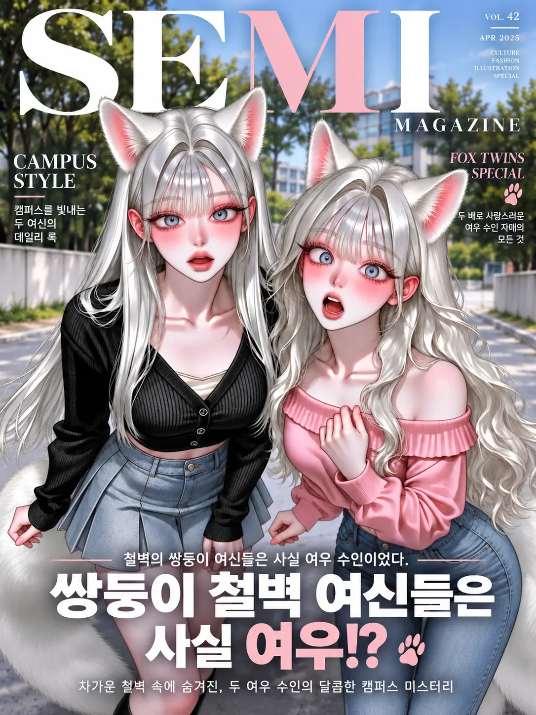 semi-real의 쌍둥이 철벽 여신들은 사실 여우!?