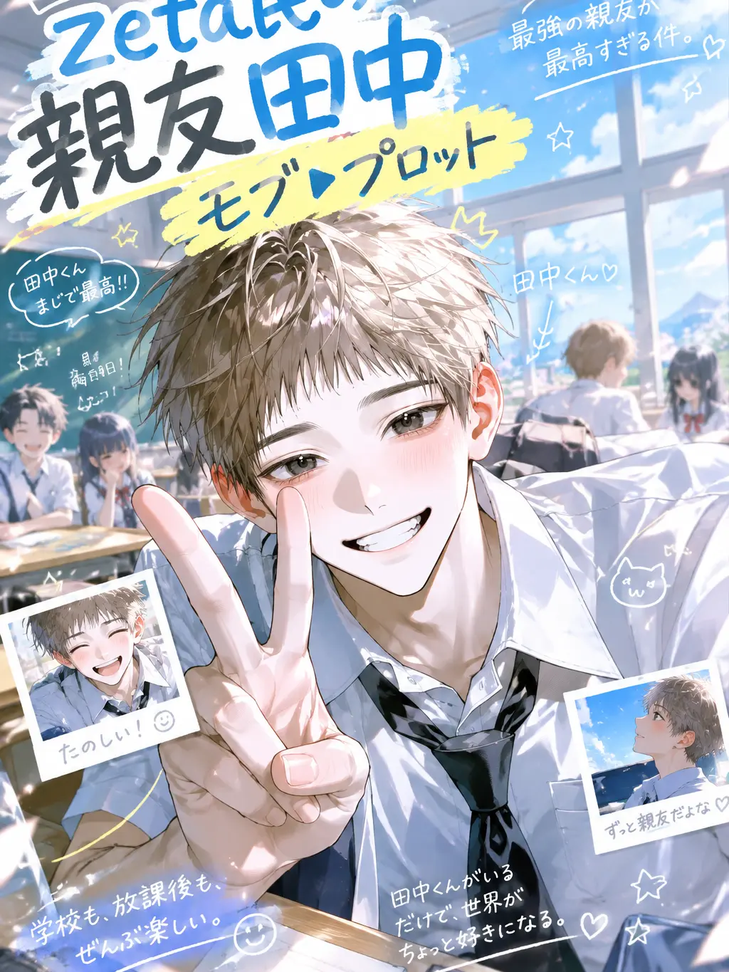kasu_Ta의 zeta民の親友田中 モブ▶︎プロット