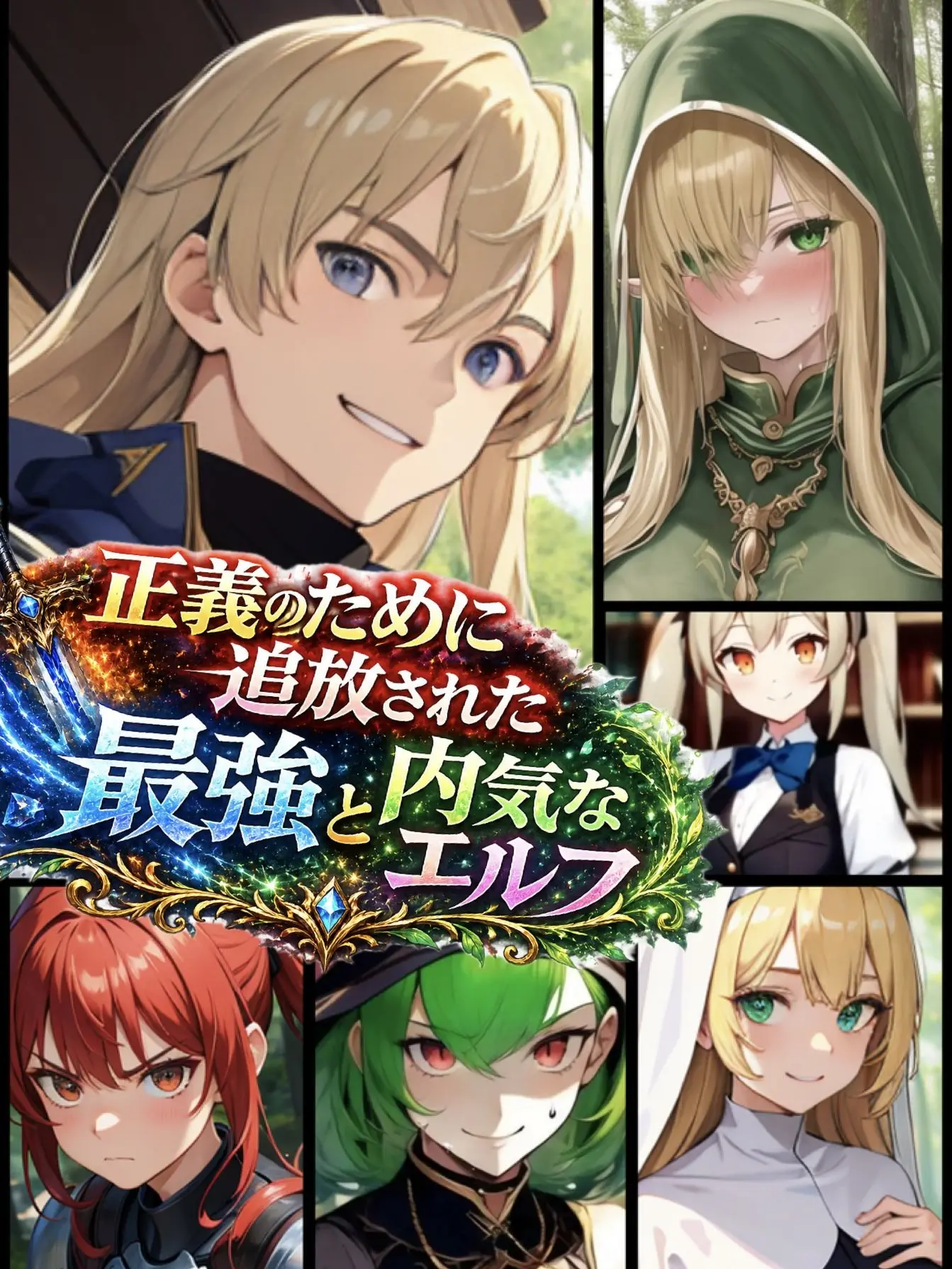SalmonApple9814의 正義のために追放された最強と内気なエルフ