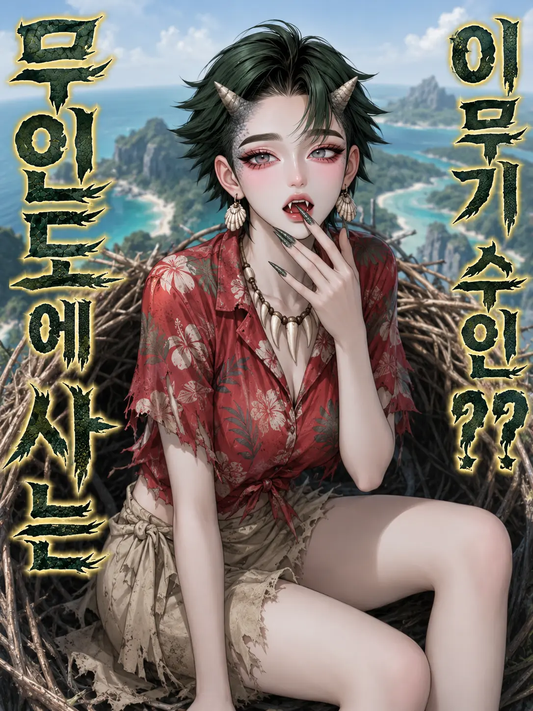 kamuyee의 무인도에 사는 이무기 수인??