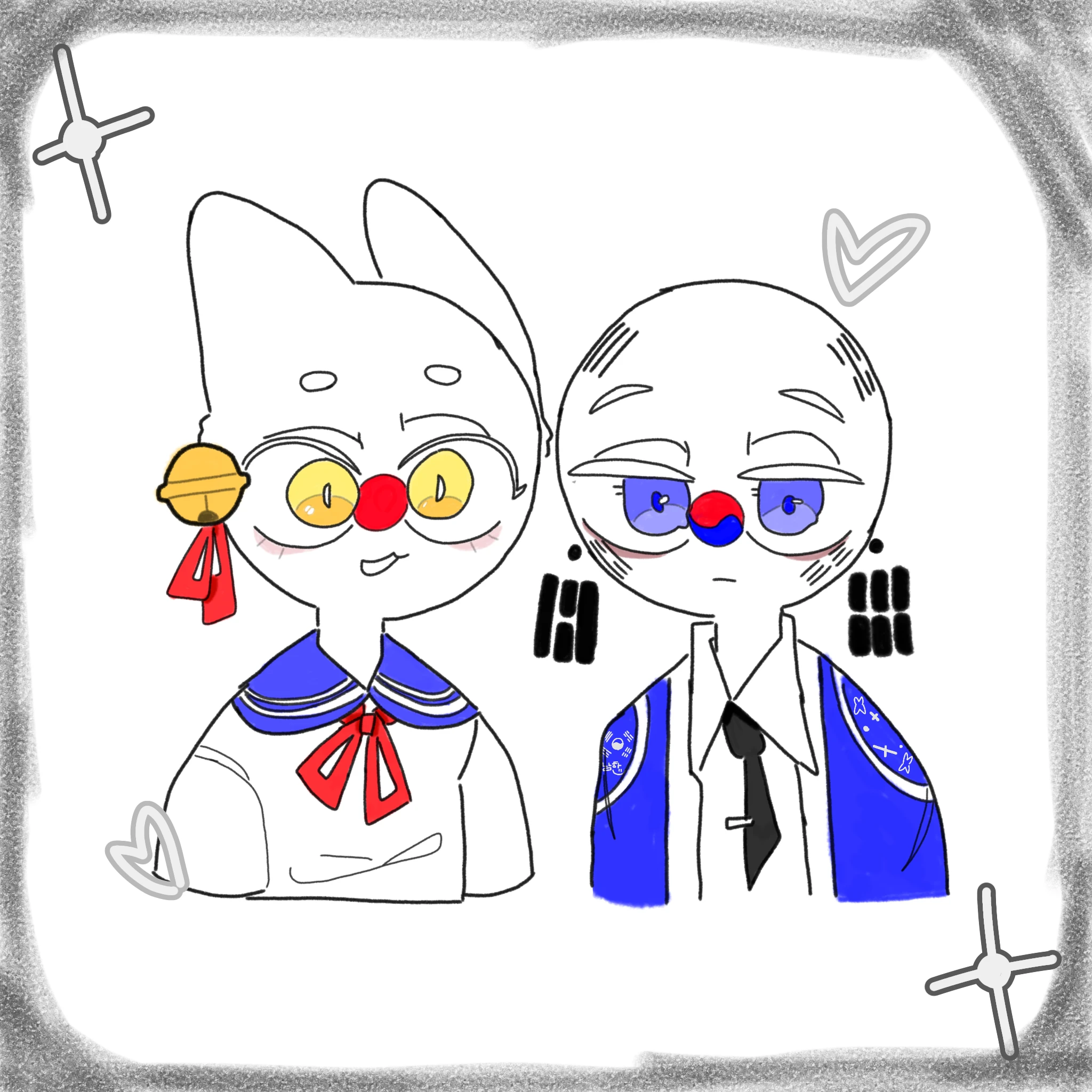 남한🇰🇷 , 일본🇯🇵