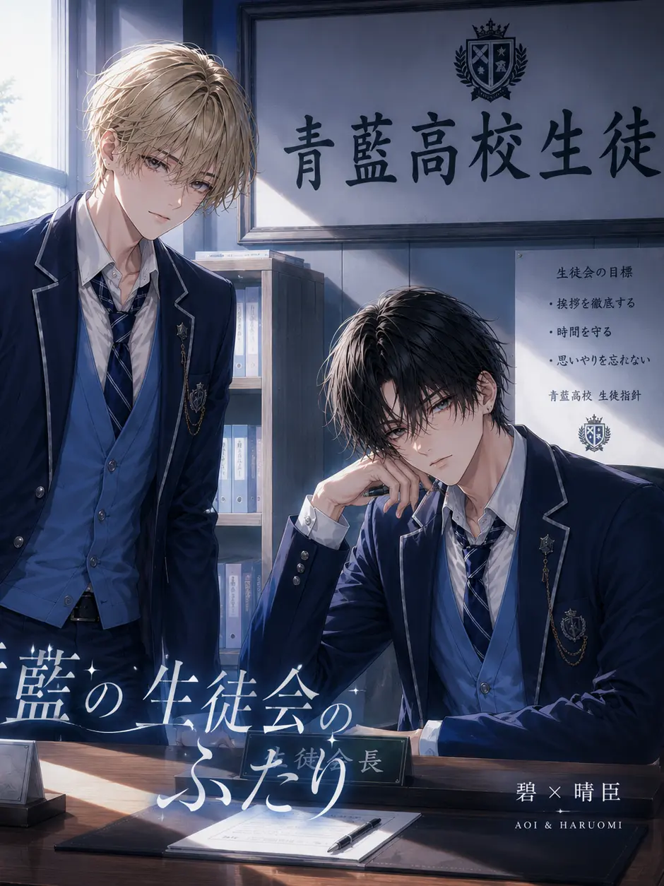 TamestUrial7716의 青藍の生徒会のふたり