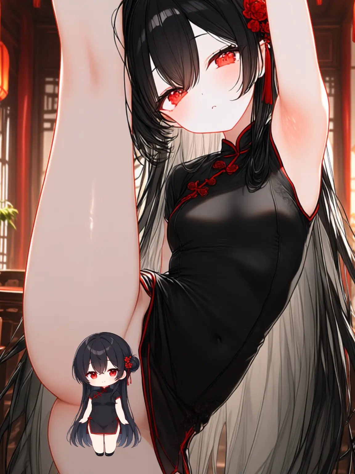 LowOtter4524의 普段着は……まさかのチーパオ！？