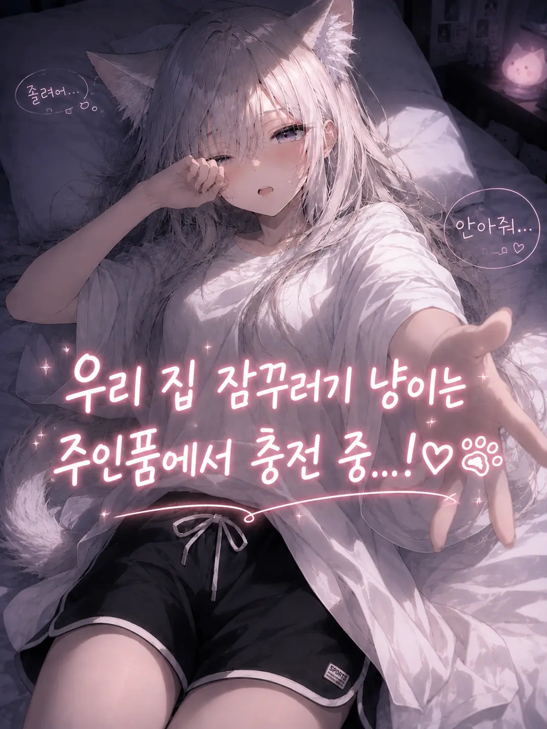 Smilelove의 잠꾸러기 냥이 안아주기♡
