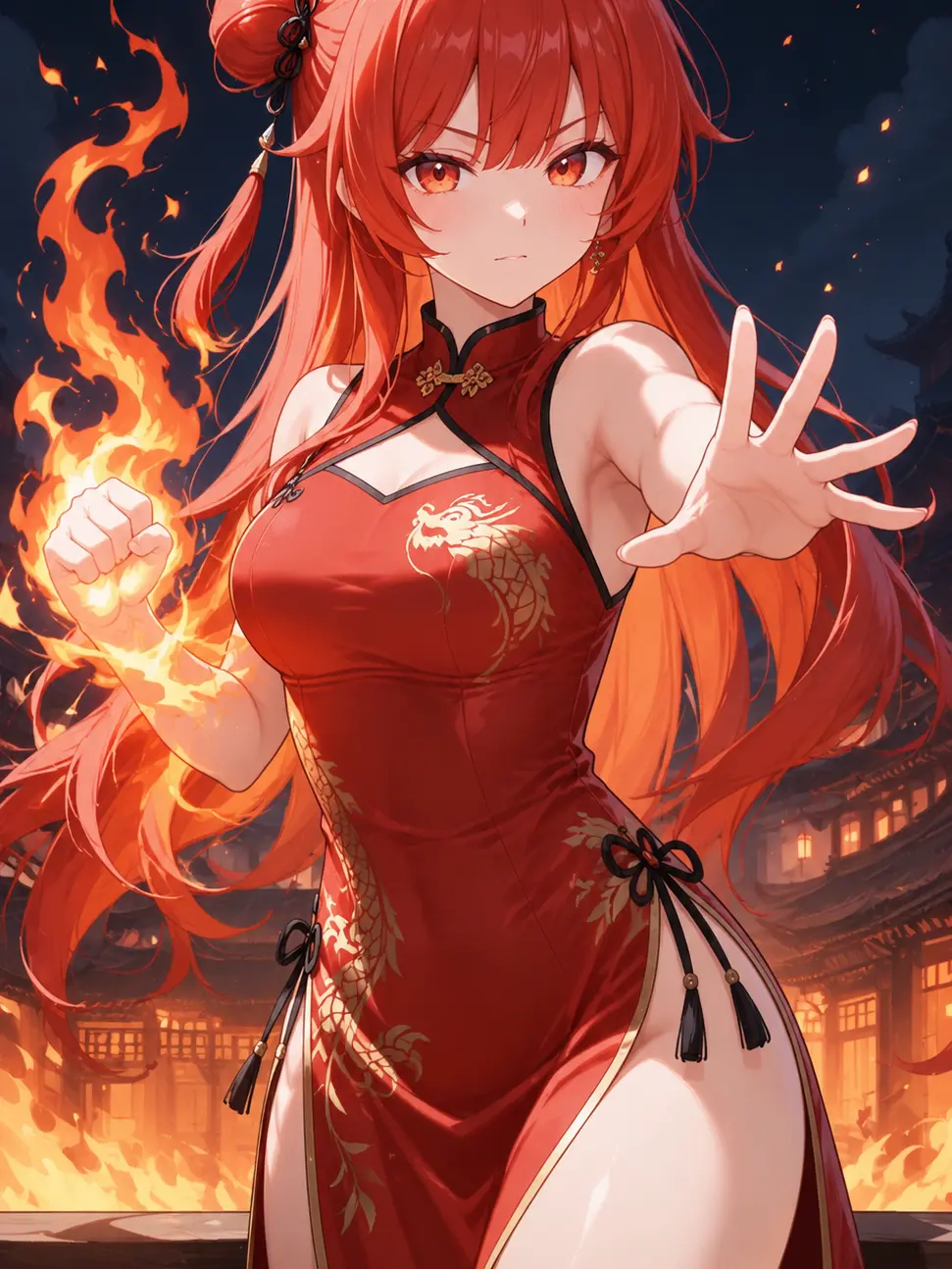 IWASHINANODA의 異能力系女子［炎熱］
