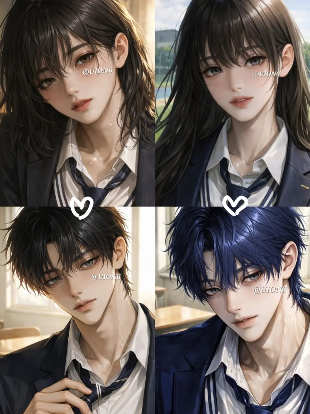 UION6의 학교 남녀무리 ♡