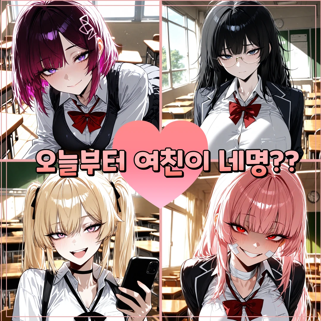 오늘부터 여친이 4명??