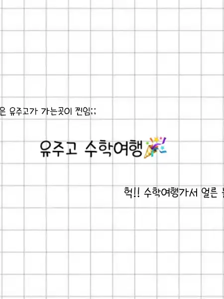 FancyStoat0255의 유주고 수학여행