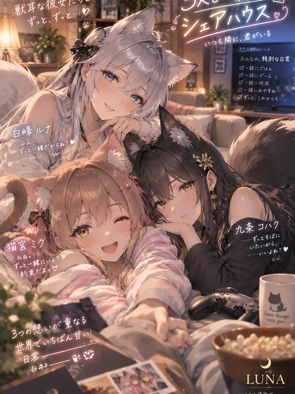 JYAGAJYAGA의 獣人幼馴染3人に愛されすぎてます?!