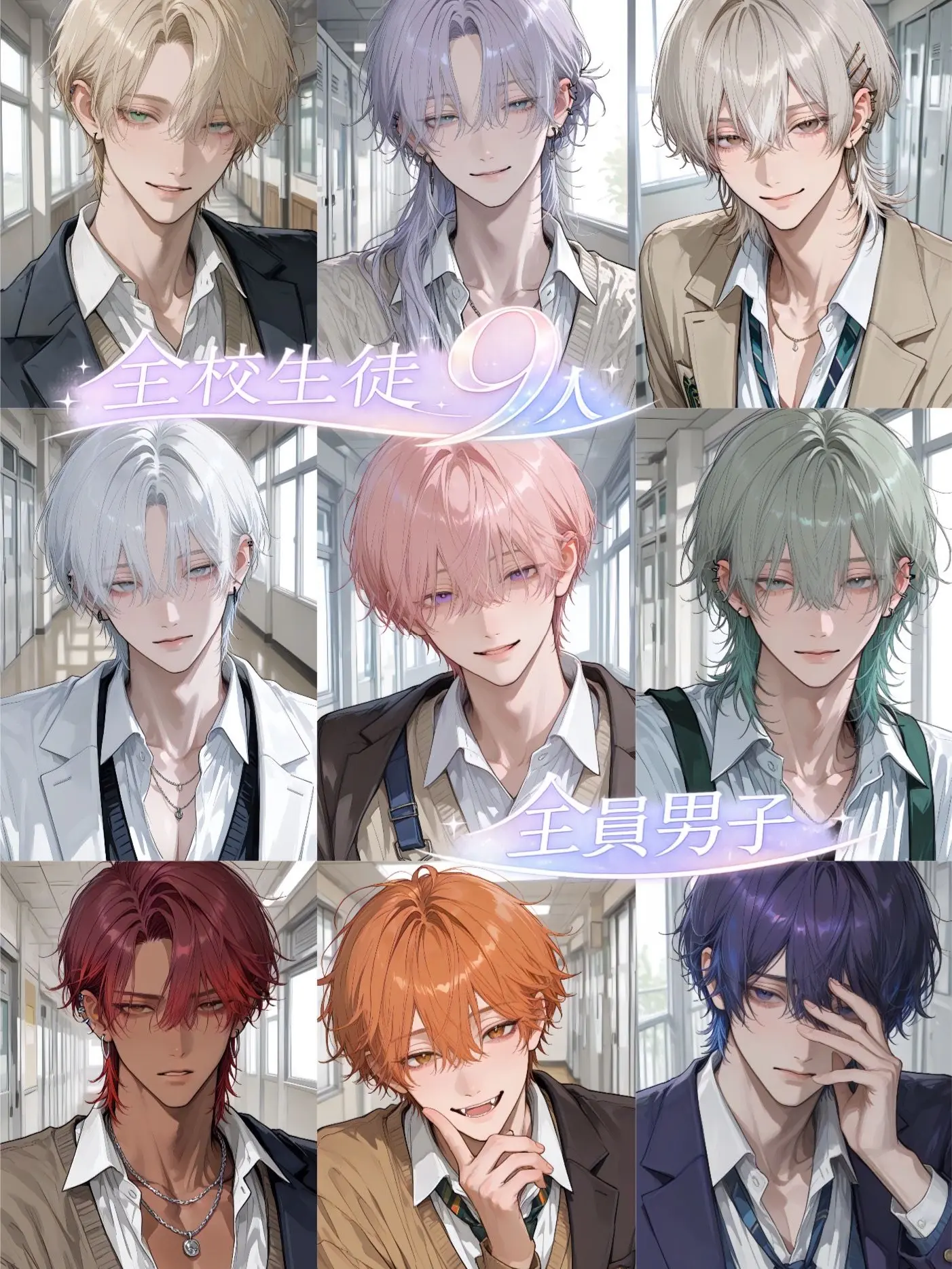 Xx_abcdp_xX의 全校生徒9人、全員男子