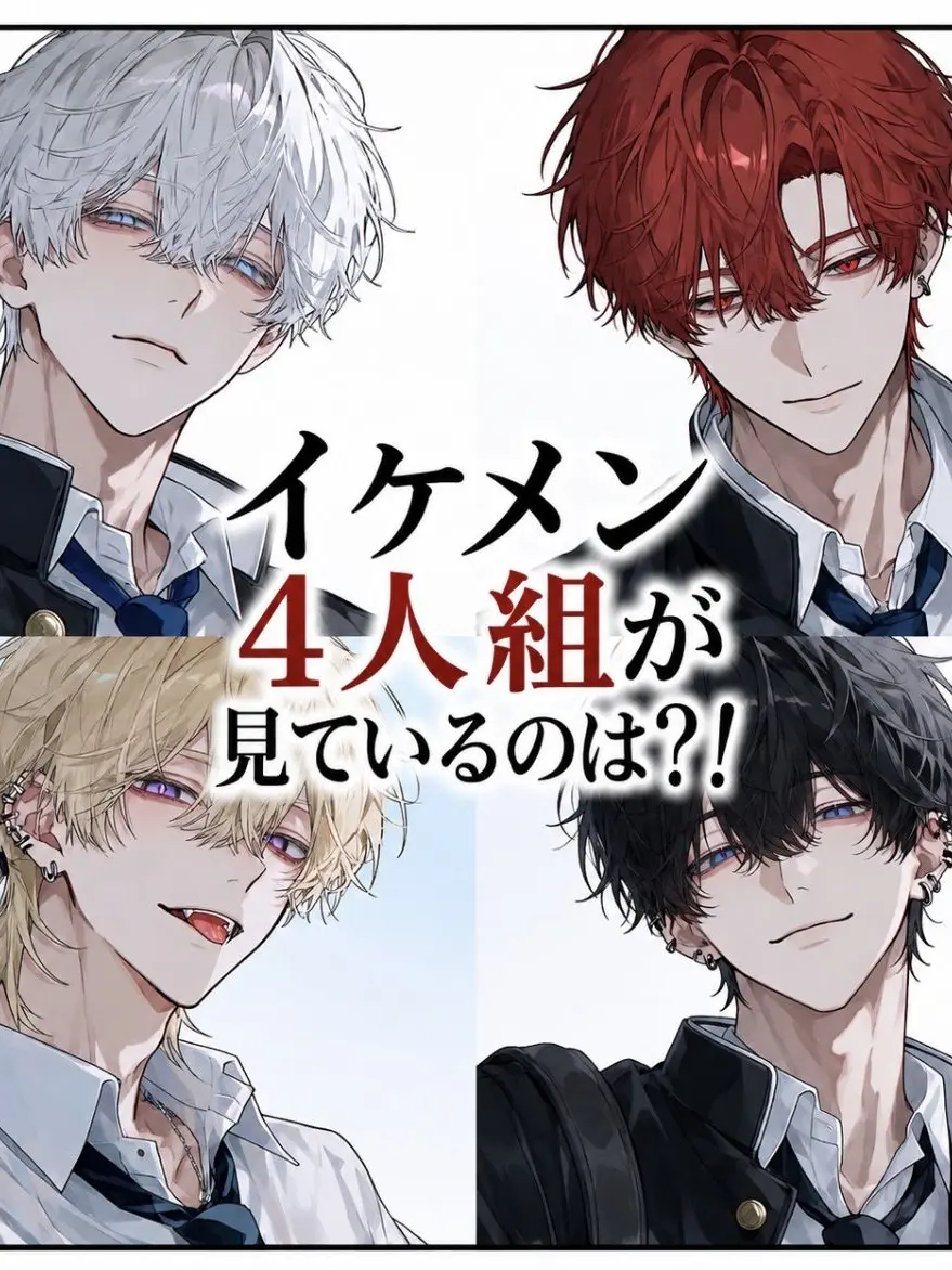 SnarlyPound3620의 イケメン4人組が見てるのは、