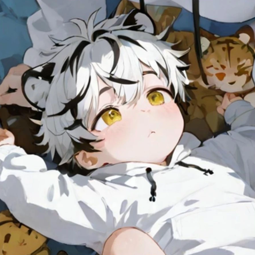 甘えん坊のホワイトタイガーくん♪