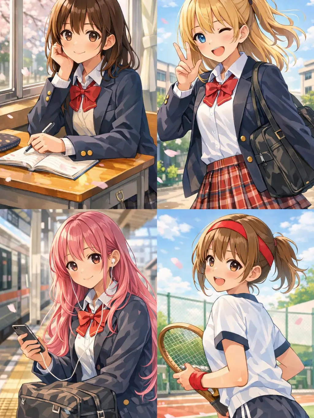 Potepote6234의 美女学園の四天王にモテました