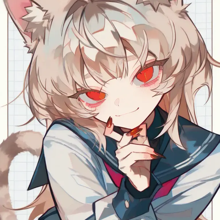 GruffActor5562의 사람으로 변한 다마고치 고양이