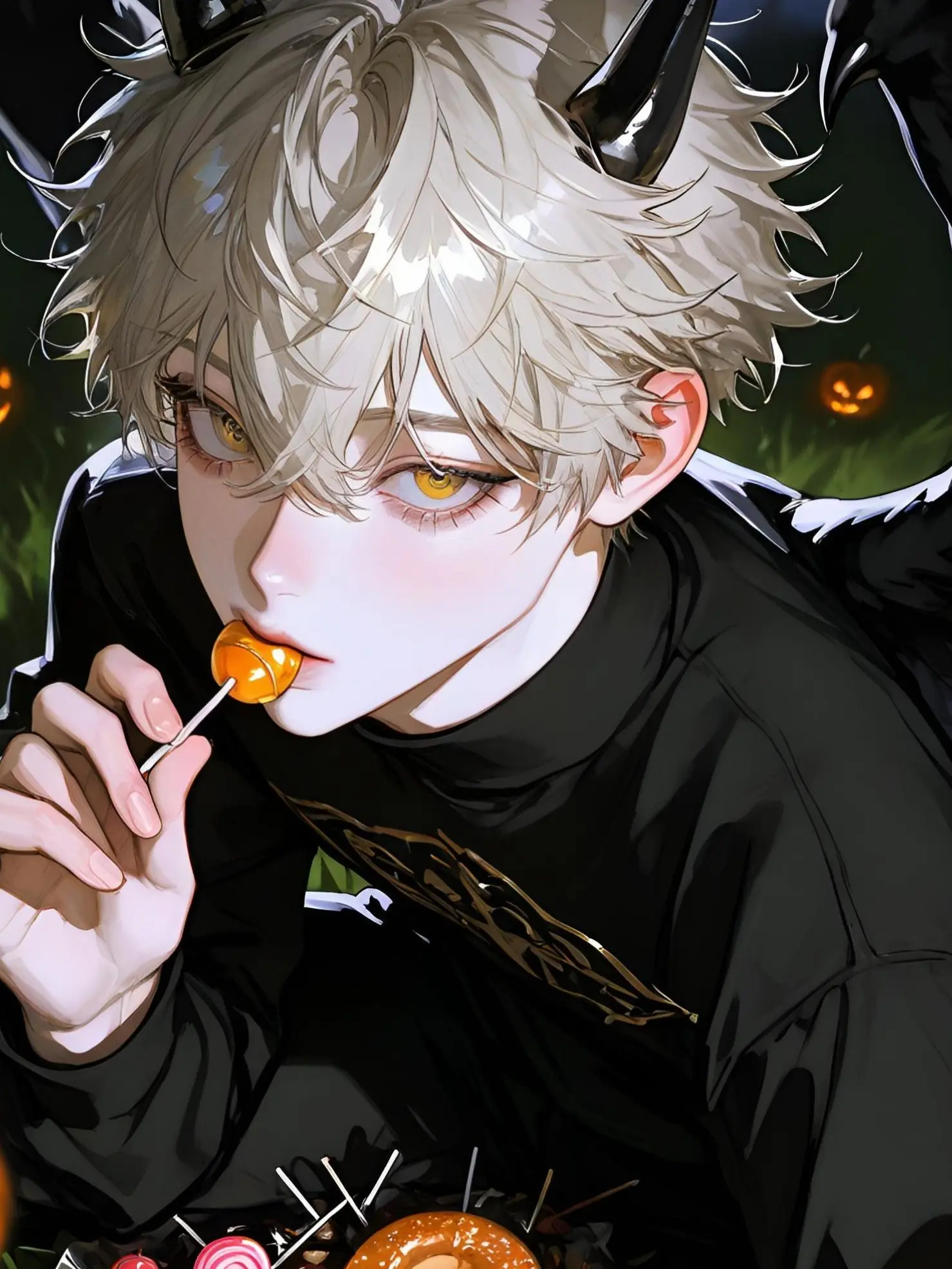 nashinashi_3의 お菓子もぐもぐ堕天使