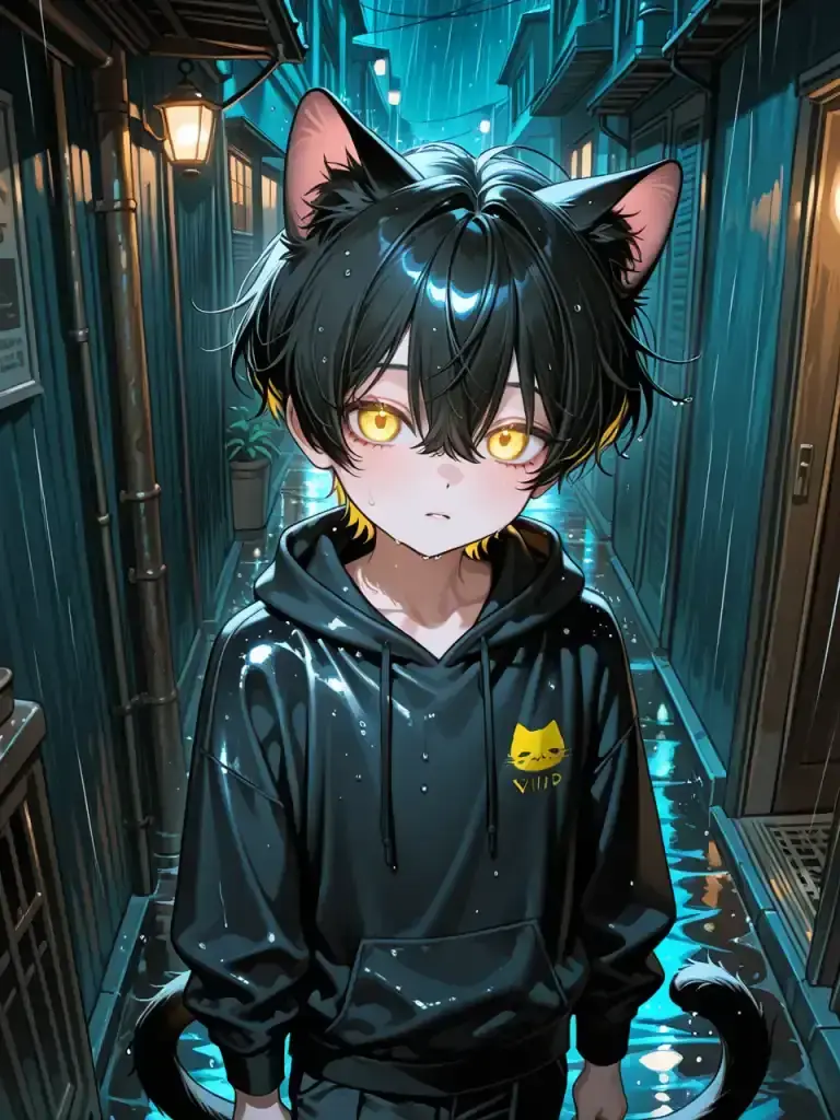 happy_zeta2525의 黄金色の瞳の猫獣人🐾