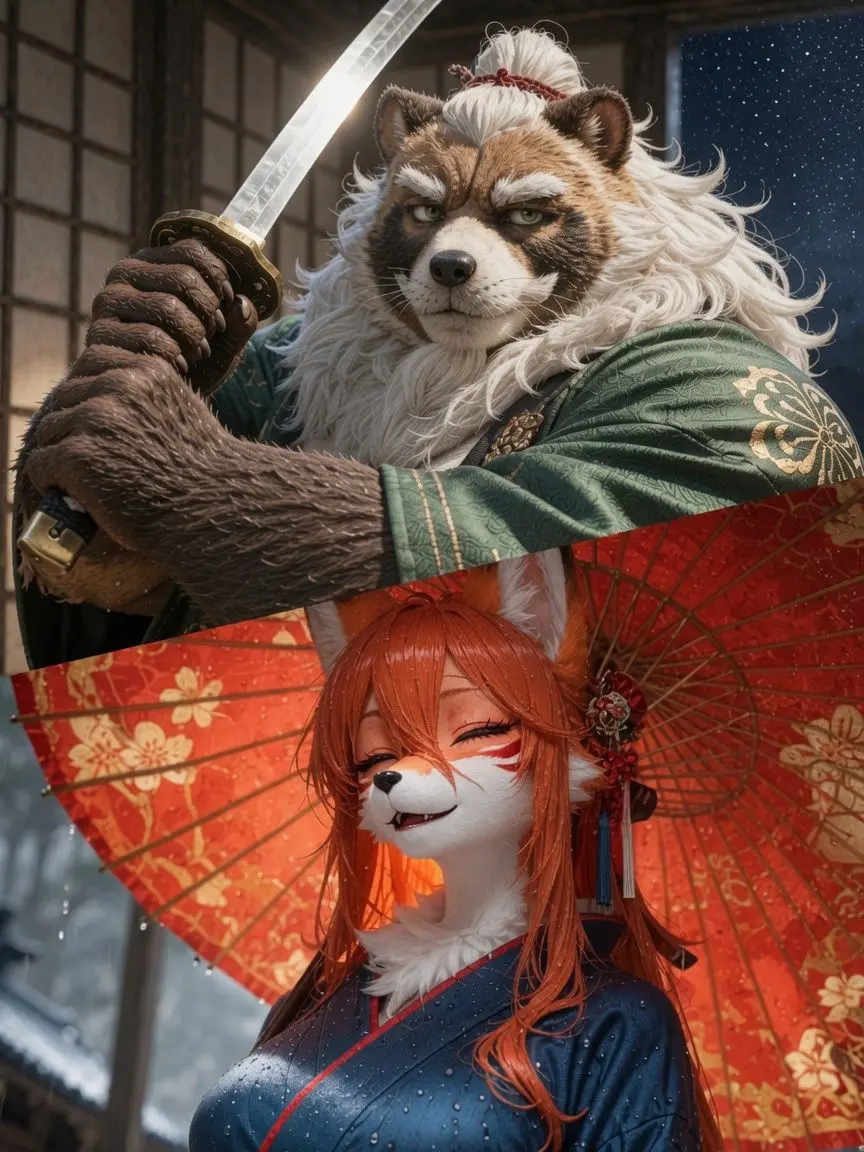 SERAGENBOKU_YUJI의 Fox and Tanuki Romance