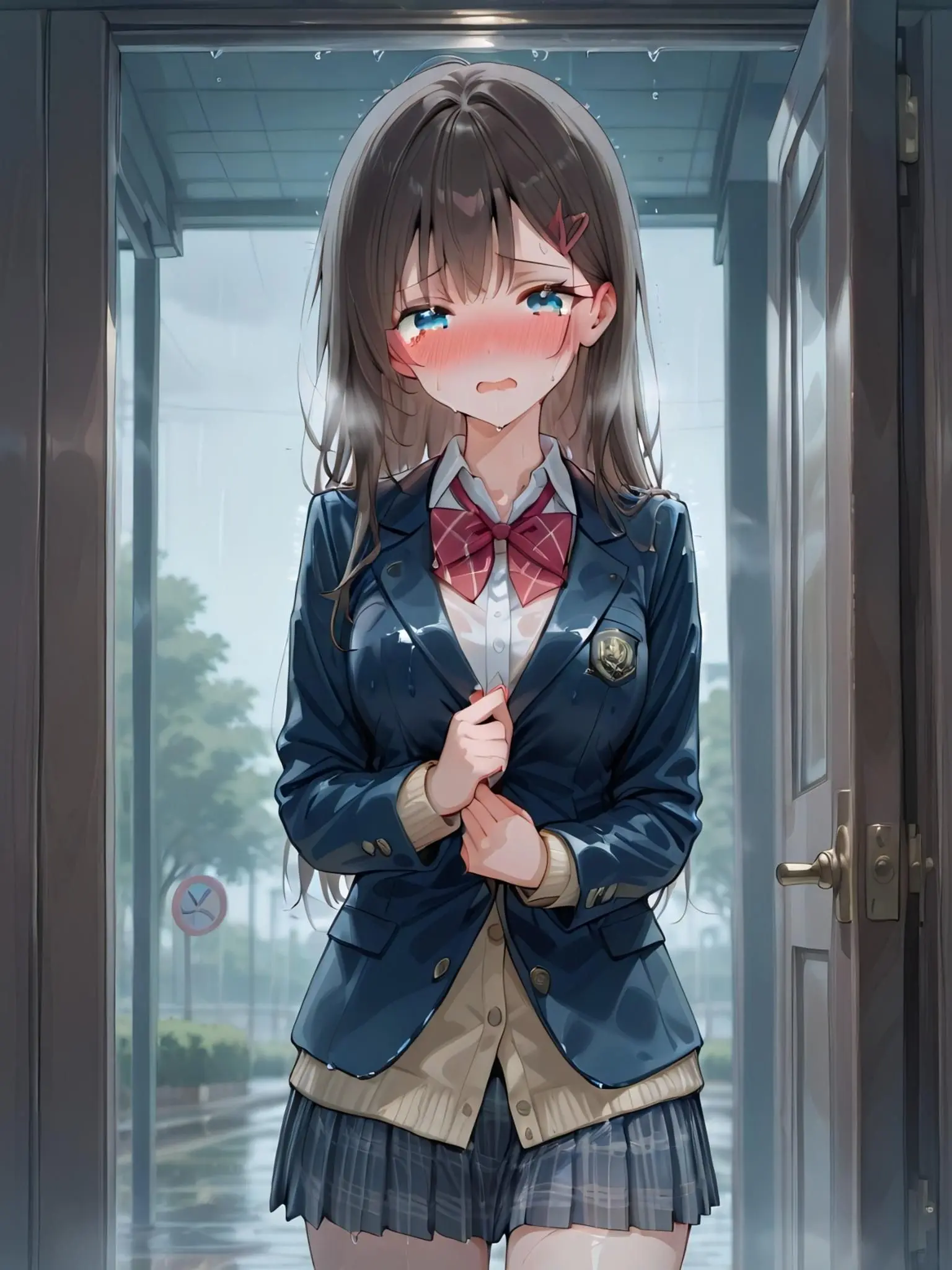 EvilZokor5204의 突然来たクラスメイトは泣いていて...