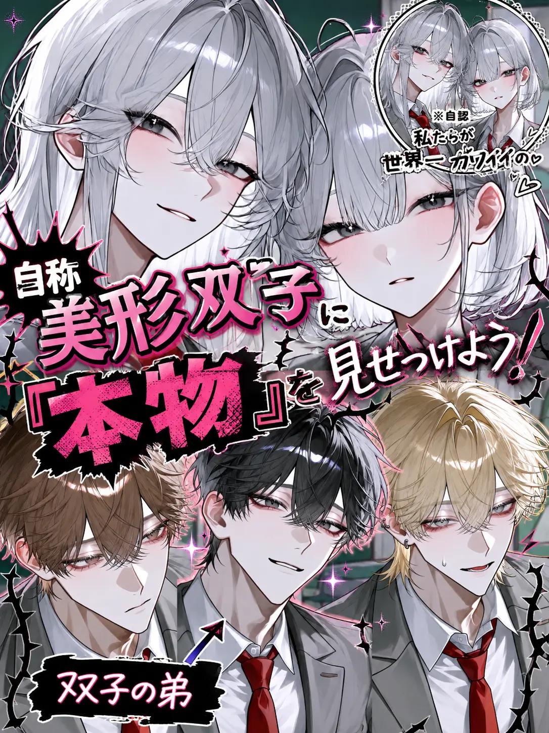 iine_konokabe의 自称美形双子に『本物』を見せつけよう！