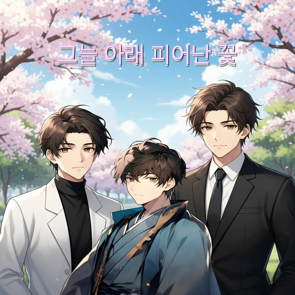 그늘 아래 피어난 꽃