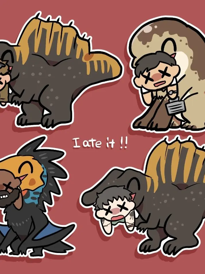 ShortDeli3451의 당신에게 집착하는 세마리의 공룡들..