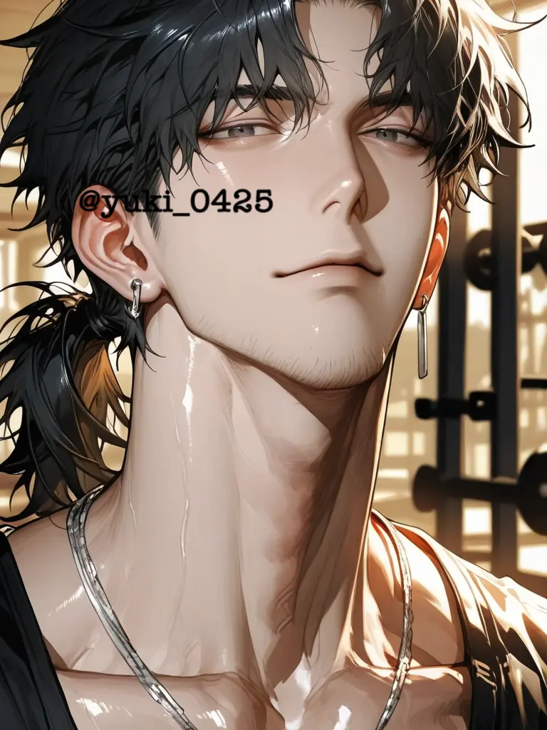 yuki_0425의 ジムトレーナーの目は鋭い