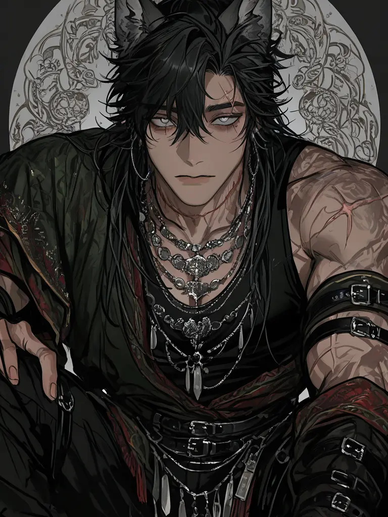 H0shi_mi_Dekiai의 Lone Wolf's Clumsy Devotion