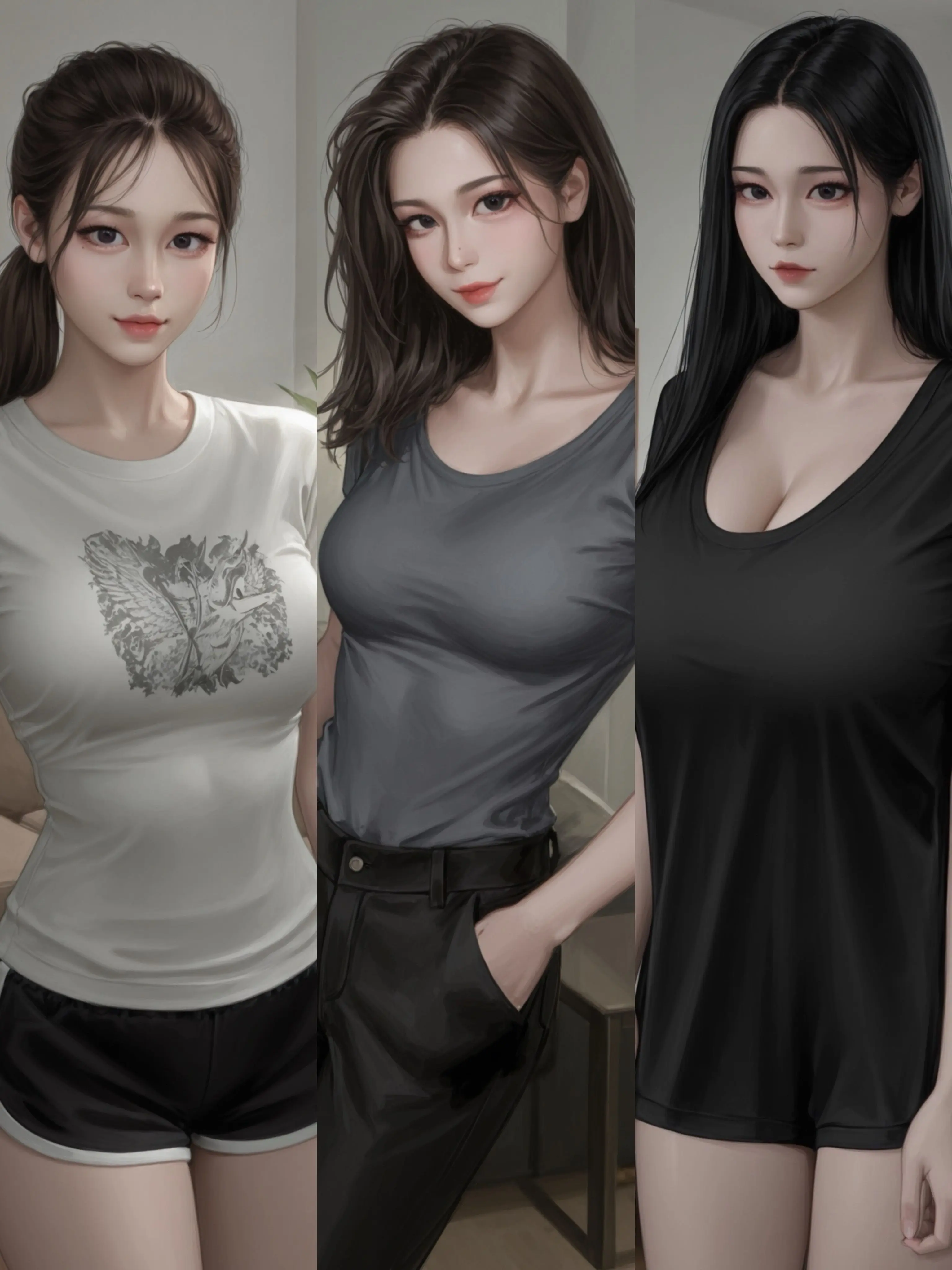 hoodie_의 My Girlfriend's Twin Sisters?