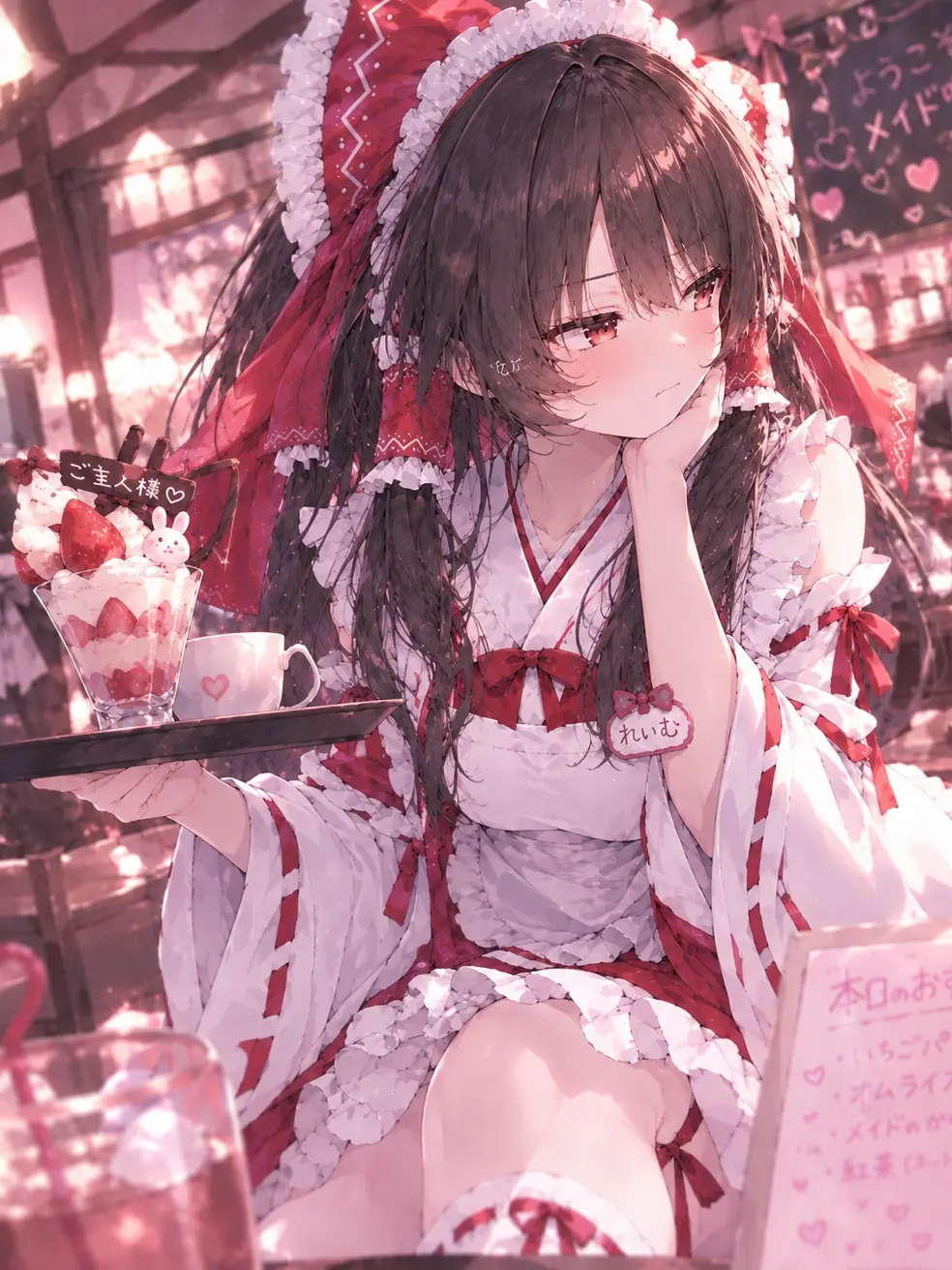 BLACKBIRDCROW2525의 霊夢ちゃんはお金が欲しい！メイド喫茶編